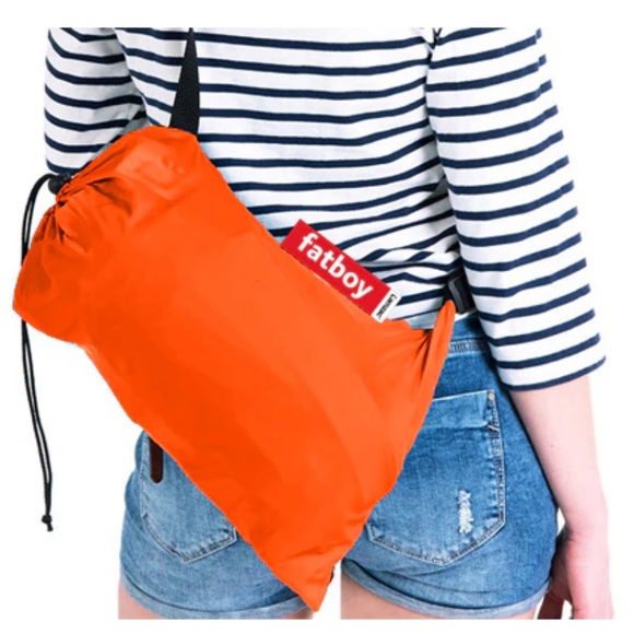 Lamzac the Original 1.0 Air Inflatable Lounge Chair - Orange - Fatbot - Picture 3 of 5